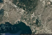 Vue aérienne de Tuzla Air Base