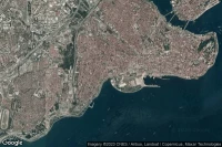 Vue aérienne de Istanbul Training and Research Hospital