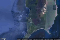 Vue aérienne de Pagan Airstrip