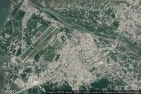 Vue aérienne de Hsinchu Air Force Hospital