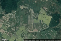 Vue aérienne de Zhovtneve Air Base