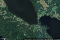 Vue aérienne de Lake Krasnogvardeyskoye