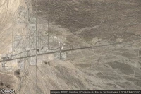 Vue aérienne de Quartzsite Field