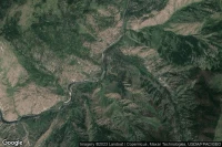 Vue aérienne de Campbells Ferry Airstrip