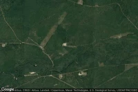 Vue aérienne de Fort Stewart Road Strip Number 2