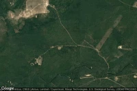 Vue aérienne de Fort Stewart Road Strip Number 3