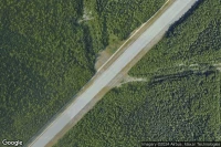 Vue aérienne de Campbell Airstrip