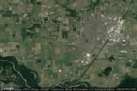 Vue aérienne de Enumclaw