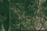 Vue aérienne de Cougar Flat Airstrip