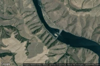 Vue aérienne de Lower Granite Dam