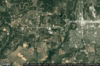 Vue aérienne de Palo Pinto General Hospital