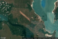 Vue aérienne de Snake Bay