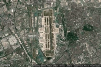 Vue aérienne de Shanghai Hongqiao International