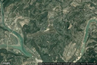 Vue aérienne de Guangyuan