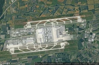 Vue aérienne de München Flughafen Terminal 2