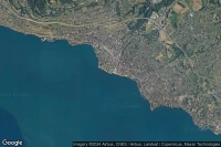 Vue aérienne de Vevey-Marché