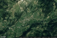 Vue aérienne de Chateau-d’Oex TCPM/TPBM