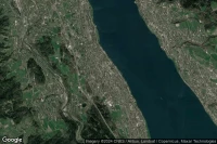 Vue aérienne de Thalwil Zentrum