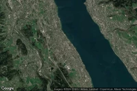 Vue aérienne de Thalwil Bahnhof