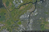 Vue aérienne de Glasgow Airport