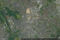Vue aérienne de Leipzig Hbf Goethestraße