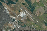 Vue aérienne de Budapest Airport