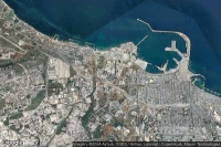 Vue aérienne de Bari Via Napoli Caserma