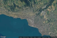 Vue aérienne de Vevey (funi)