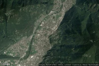 Vue aérienne de Bellinzona Via Pellandini