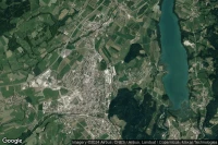 Vue aérienne de Bulle Etang