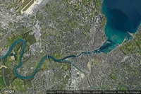 Vue aérienne de Genève Charmilles