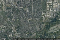Vue aérienne de Łódź Chojny