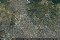 Vue aérienne de Brno-Královo Pole