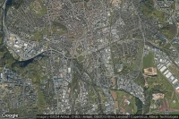 Vue aérienne de Brno dolní nádraží