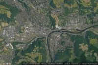 Vue aérienne de Ústí nad Labem hl.n.