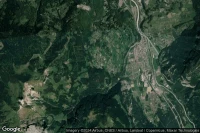 Vue aérienne de Vérossaz La Doey place