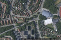 Vue aérienne de Göteborg Bokekullsgatan