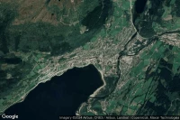Vue aérienne de Voss bussterminal
