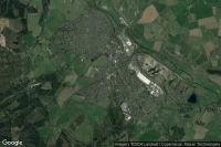 Vue aérienne de Rugeley Town