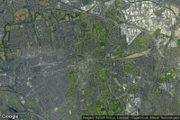 Vue aérienne de Ealing Broadway