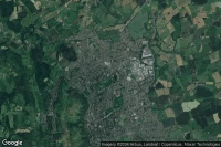 Vue aérienne de Malvern Link