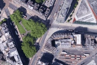 Vue aérienne de London Victoria