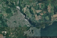 Vue aérienne de Lymington Pier