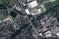 Vue aérienne de Pontefract Tanshelf