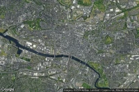 Vue aérienne de Glasgow Central