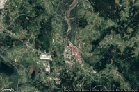 Vue aérienne de Betanzos-Cidade