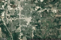 Vue aérienne de Ardmore, OK