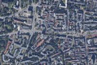 Vue aérienne de Hamburg Reeperbahn