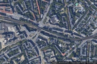 Vue aérienne de Hamburg Holstenstraße