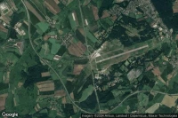 Vue aérienne de Lübeck Flughafen